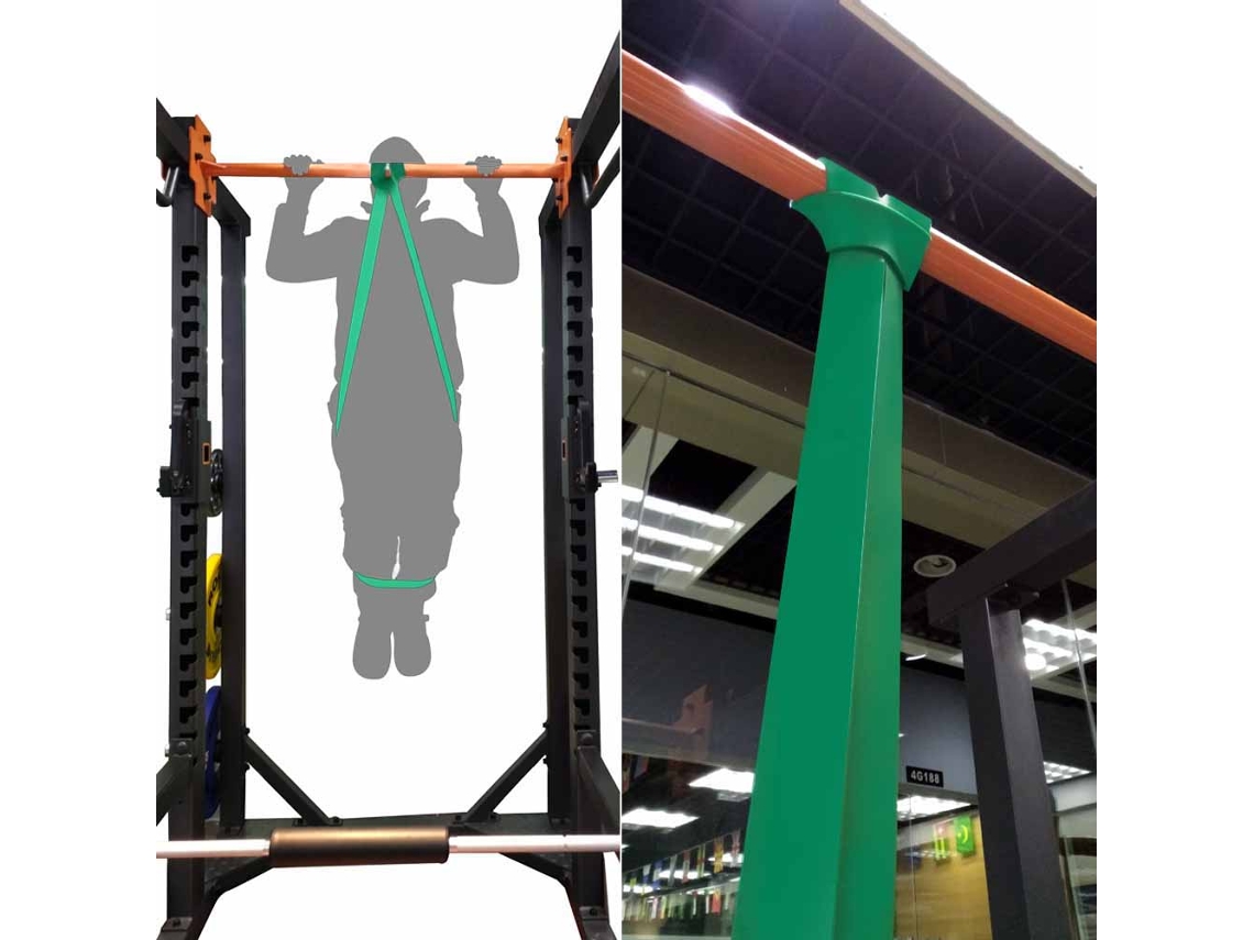 BANDA Business de Resistência em L Latex Natural 208cm para Treino de Força com Bolsa S/MARCA