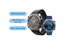 Black Rogbid Tank M1 5atm À Prova De Água Para Natação Hifi Bluetooth Call Spo2 Monitor Fitness Bt5.3 Smart Watch Mdug