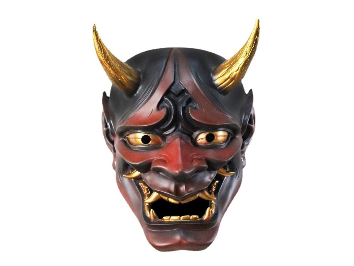 Primerox máscara de Demônio Prajna Cosplay Halloween Japonês Resina Decor Props Carnaval