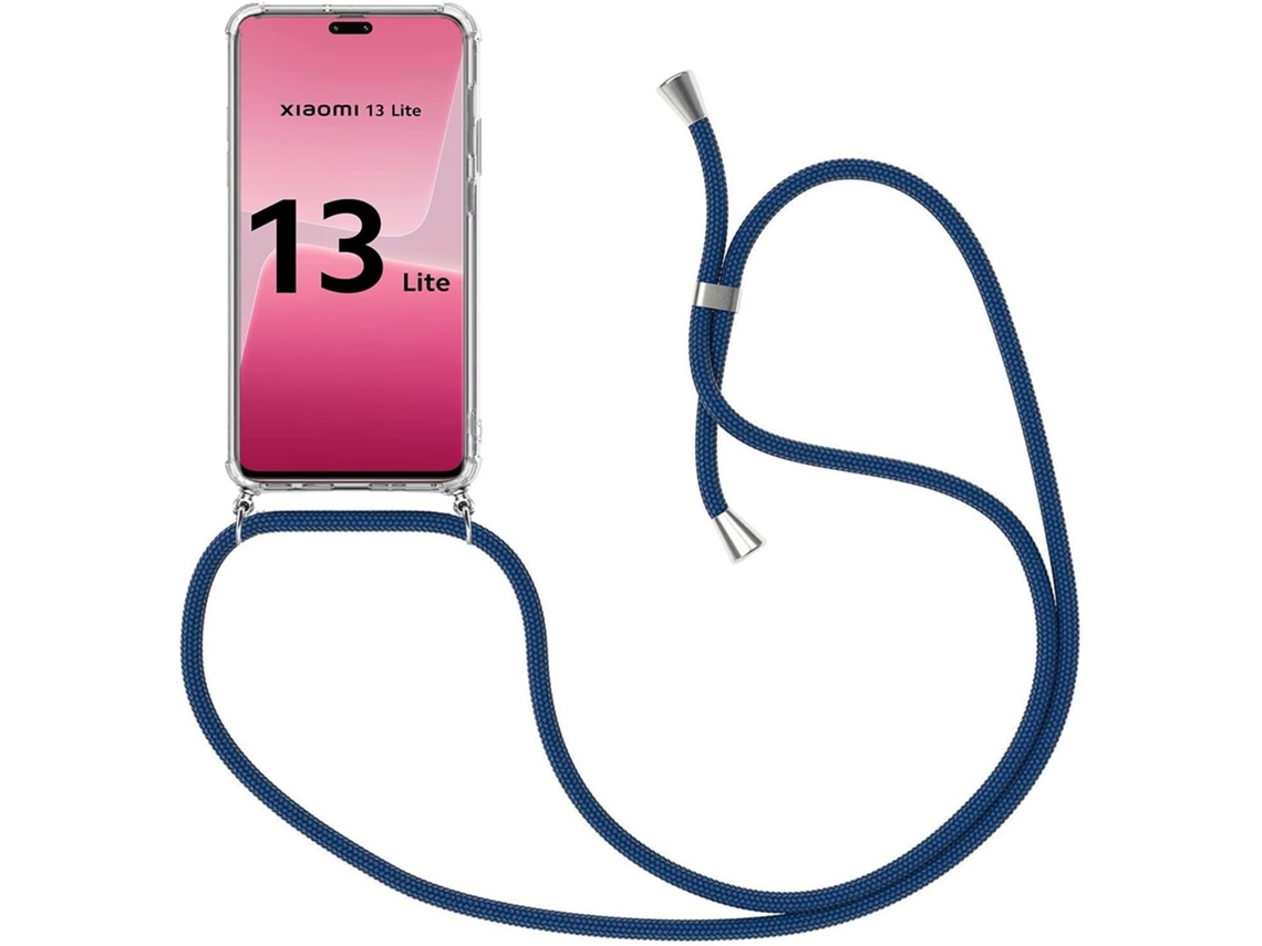 Correia Colar Protetor Alça para Xiaomi Xiaomi 13 Lite 6.55 HONGWE. Silicone Transparente