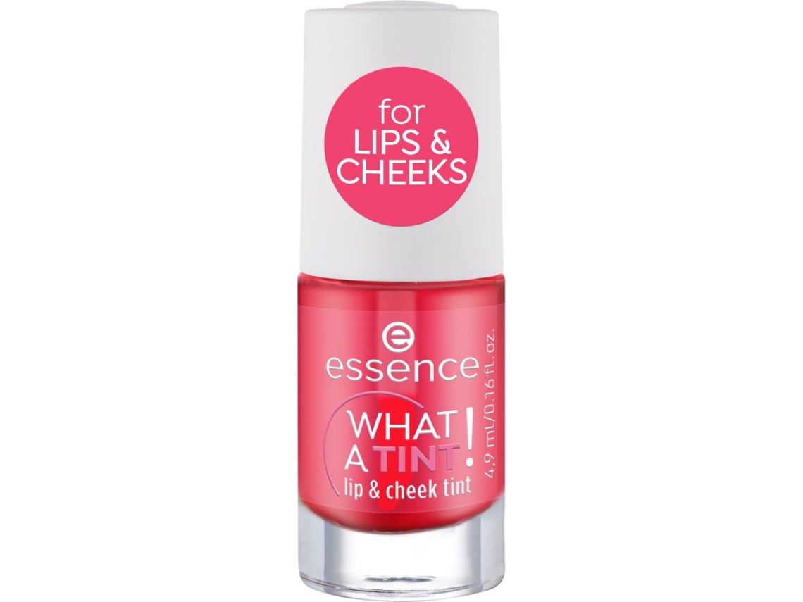 Blush líquido para bochechas e lábios. Que cor! Essência