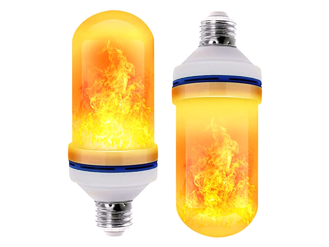 Lâmpada Led Efeito Chama Invertida 5w Decoração Festivais Hotéis Bares Festas S/MARCA