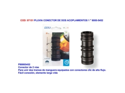 Pluvia-gf conector de dos acoplamientos 1   5452
