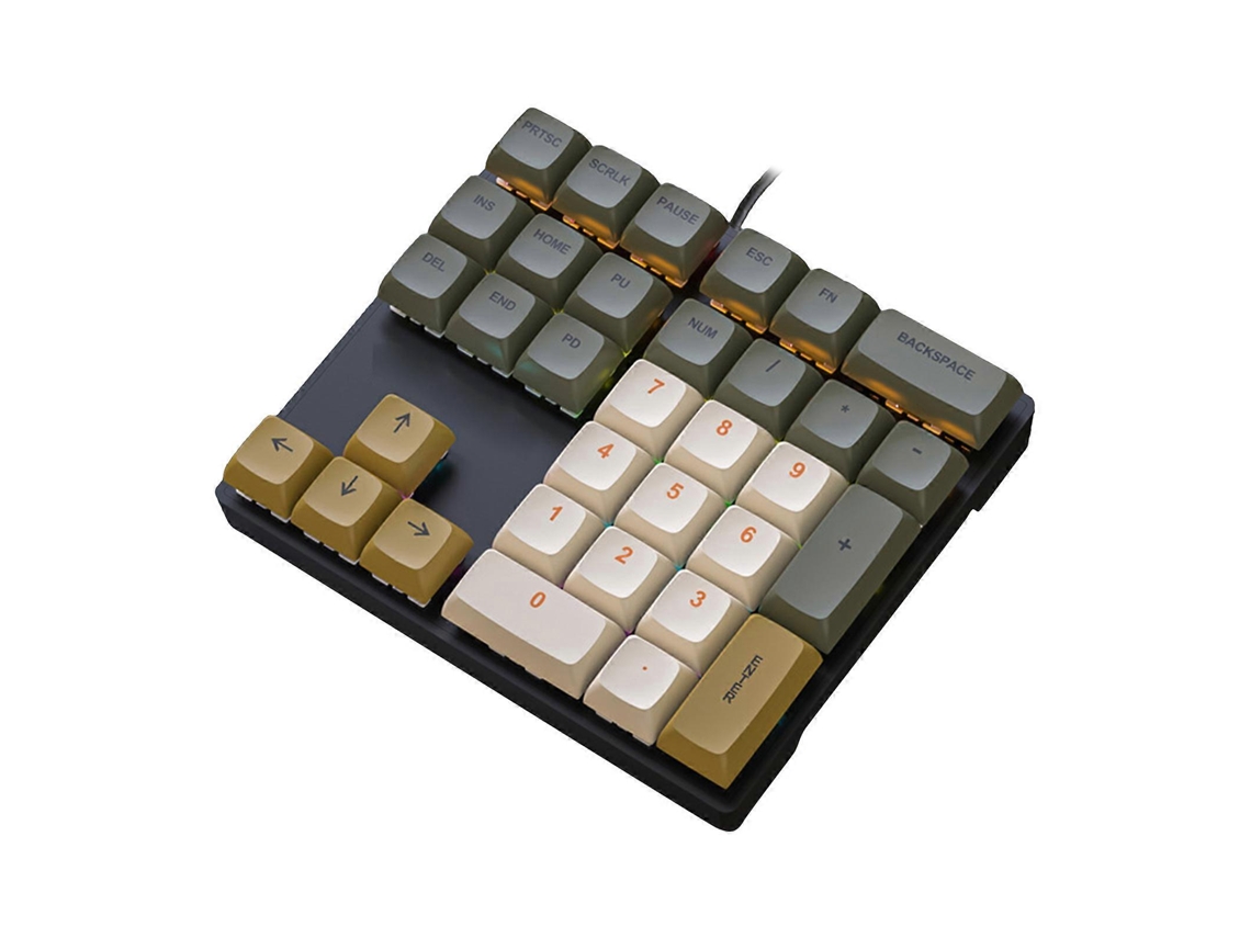 Teclado Numérico Usb Com Fio De 33 Teclas Para Laptop, Pc, Notebook, Letras Grandes Ly Ebike