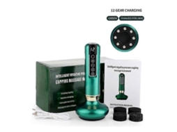 Massageador Elétrico Para Terapia De Ventosaterapia, Raspagem Pescoço E Costas, Máquina Gua Sha Xmo Green