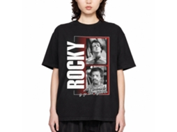 Rockinstone Rocky Two Photos Black T-shirt Size:xxl