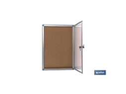 Vitrina corcho cierre(500x700mm)