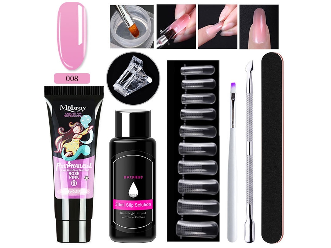 Lurelia Gel Para Alongamento De Unhas 7 Peças Ref. Pgp008