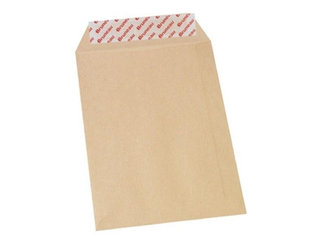 50 envelopes de papel kraft 90 g - 16,2 x 22,9 cm BRUNEAU