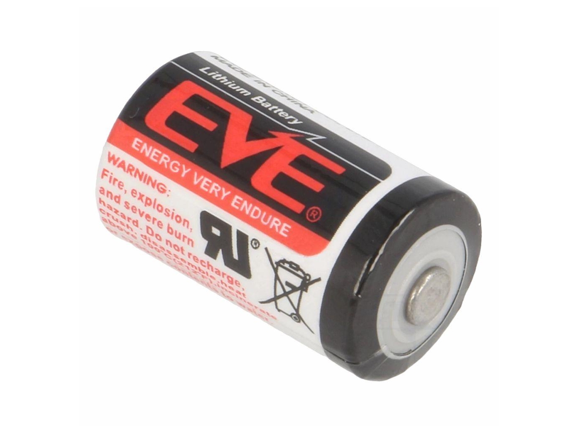 Pilha Lítio 1/2aa Er14250 3.6v 1200ma Eve