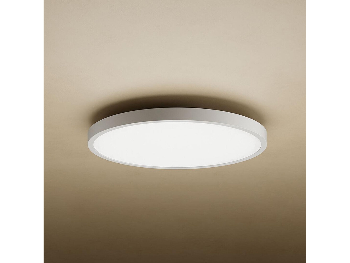 Luminária De Teto Inteligente Xiaomi D40 Com Design Antirreflexo, 3000lm, 45w, Ra97, Resistente Ao Pó, Ip50, Controlo Por Aplicação