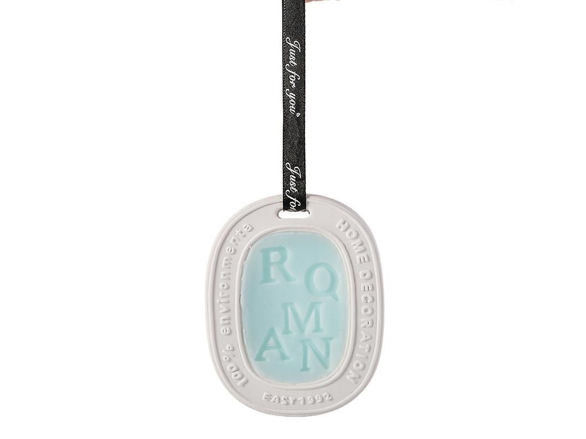 Peça De Cera De Gesso Aromática Pendurada Para Armário Quarto Sem Chama Aroma Oceânico Azul 10x8cm
