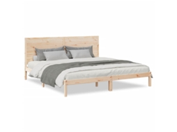Cama Extra Longa Madeira Maciça MAISON EXCLUSIVE (200x210 cm)