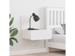 Vidaxl Mesa-de-cabeceira Com Gaveta Branco 44 X 32,5 X 40 Cm