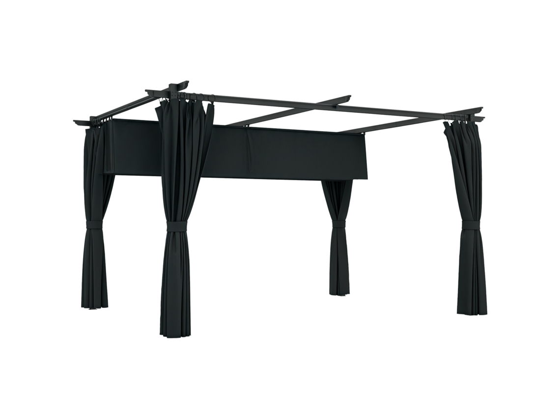 Tenda para Festas PROFESIA BOYANG 6x3 m, com 4 paredes laterais, 2 portas enroláveis, janelas, branco