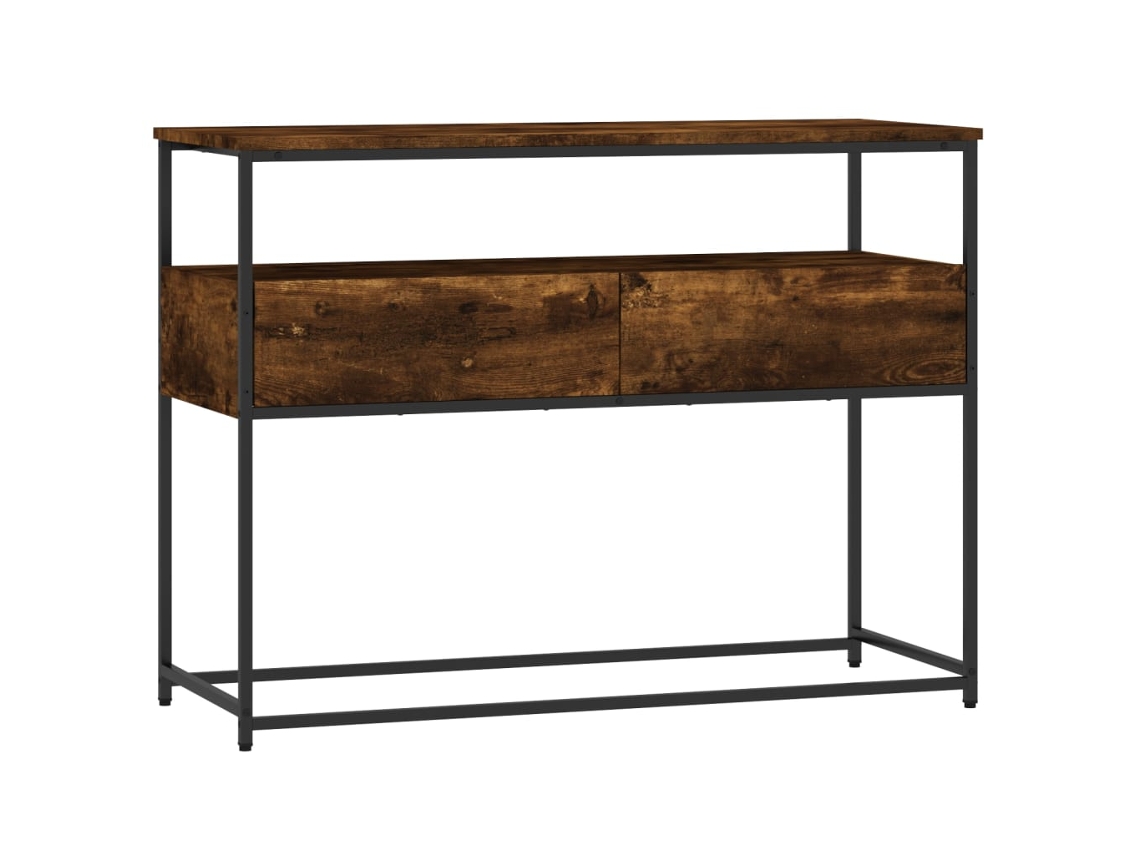 Console Table, Console Tables Vidaxl Marrom Madeira Processada (n/a)