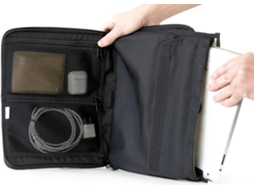 Pacote De Rastreamento De Prevenção Bolsa Portátil Para Tablet Preta 34x25cm 1 Brilvibera