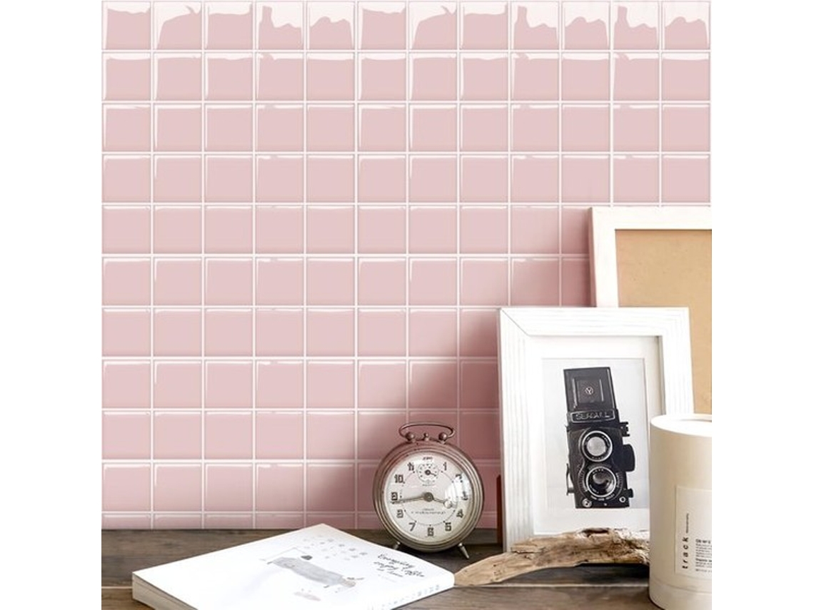 Tegelstickers 3d - Zelfklevend - Waterdicht - 10 Unidades - 25,4 X 25,4 Cm - Resistente À Riscos - Decoração De Parede