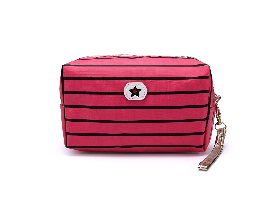 Bolsa de Maquiagem Impermeável Vermelha S/MARCA