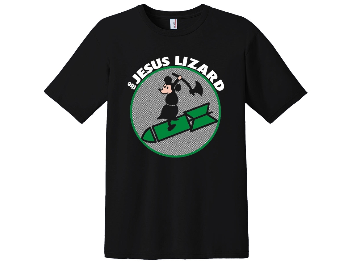 The Jesus Lizard Maus Mit Bombe T shirt ROCKINSTONE Unisex Adults Best Sellers Size:l