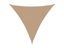 Toldo vela VIDAXL Cinzento-acastanhado (4,5x4,5x4,5 m)