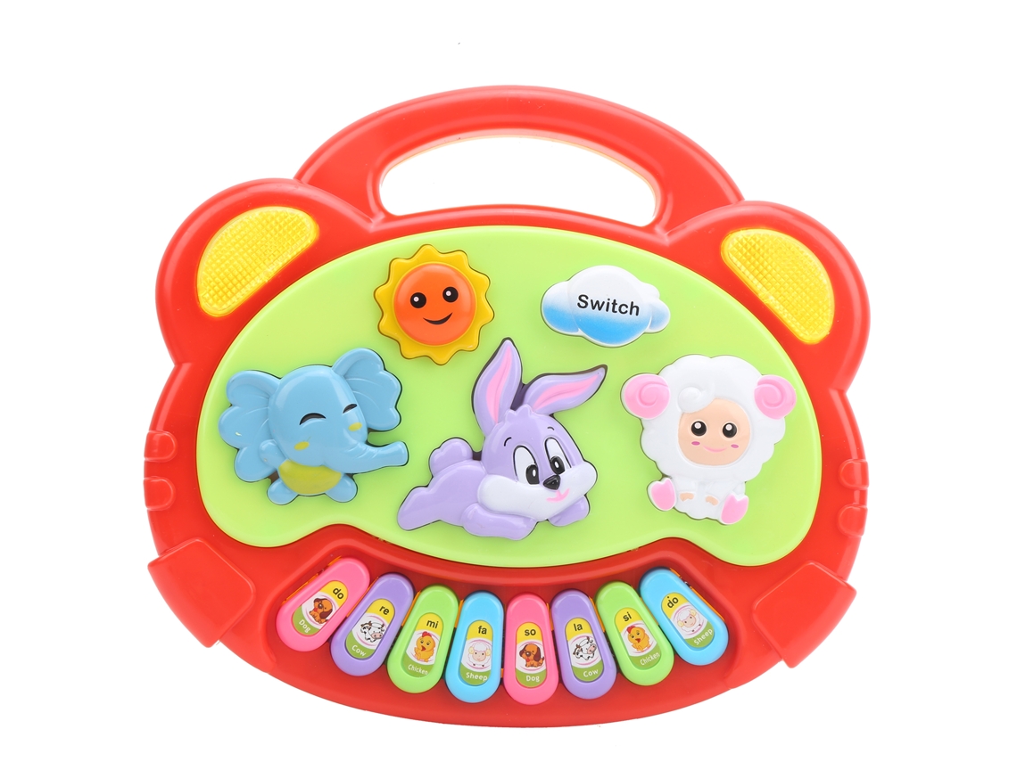 Brinquedo Musical Com Luzes E Teclado: Animal E Piano Elétrico Para Crianças