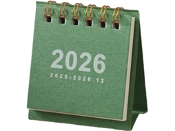 Calendário De Mesa – Mensal 6,5 X 7 Cm, Planejamento Inteligente