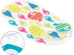 Tapete De Banho Tapete Antiderrapante Para Banheira Com Estampa De Peixes, 69 X 38 Cm (tapete De Ba Gokoco