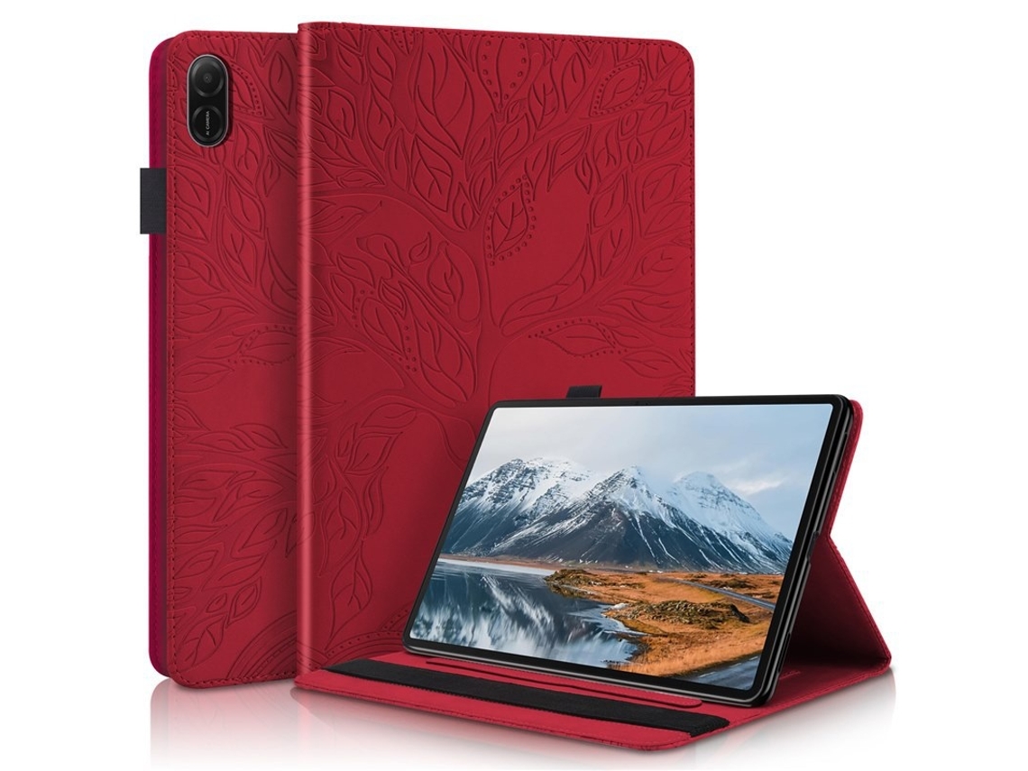 Capa Tressino Protetora Para Honor Pad X8a 2024 De 11 Polegadas Vermelho