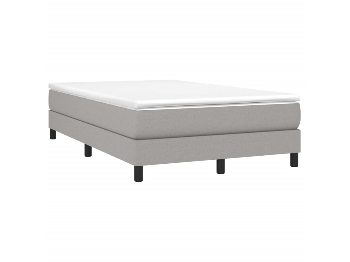 Box Spring Bed, Box Spring Beds Vidaxl Cinzeto Tecido (120 X 190 Cm)