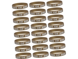 Pulseiras de silicone Operitacx, 24 peças, acessórios para festas de formatura, pulseiras para eventos com temática de embriaguez.