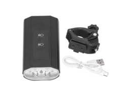 Bj-luz De Bicicleta Led Ajustável Impermeável Com Tela De Bateria E Carregamento Usb Para Estrada E Montanha