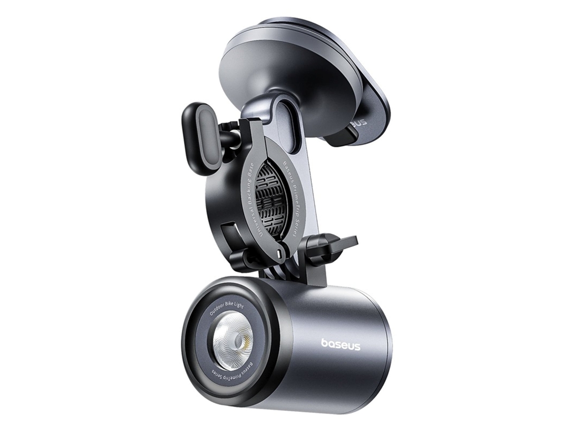BASEUS Uchwyt Rowerowy para Smartphone com Lanterna 2em1 3000mAh 660 Lm IP68 Led