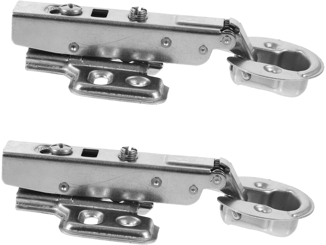 2 Dobradiças De Aço Inoxidável Com Amortecimento Para Portas Vidro,