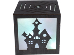 Luminária De Abóbora De Halloween Em Estilo Gótico, Peça Central Decorativa Para Ambientes Internos.