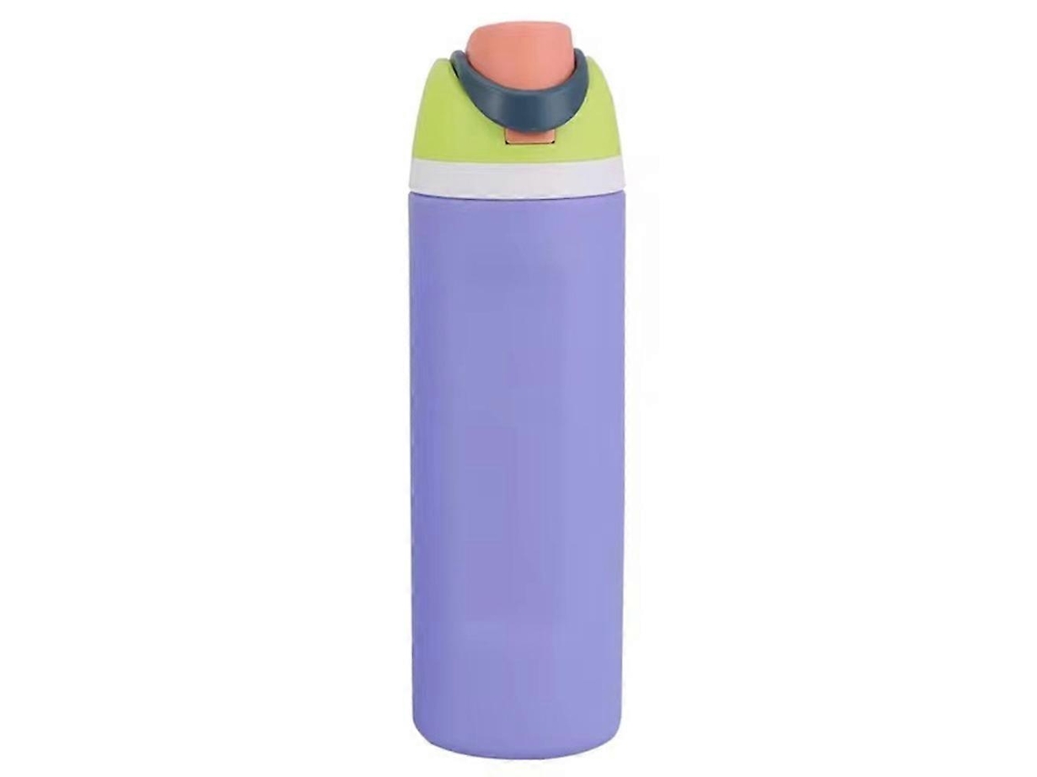 Garrafa De Água De Aço Inoxidável 304 De 710 Ml Com Isolamento Térmico Portátil E Caneca Multicolorida Brilvibera
