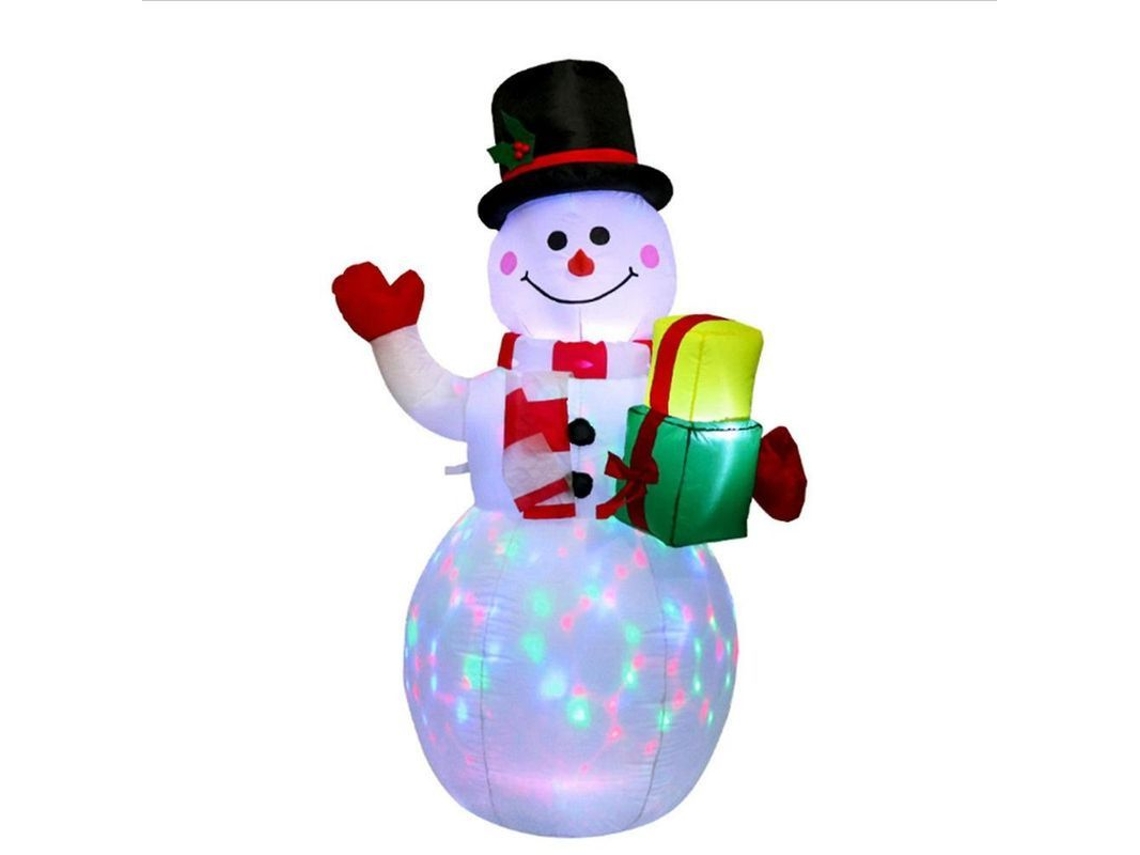 Ornamento Inflável De Natal Grande Boneco De Neve Com Ventilador Interior Exterior Ryw Reino Unido