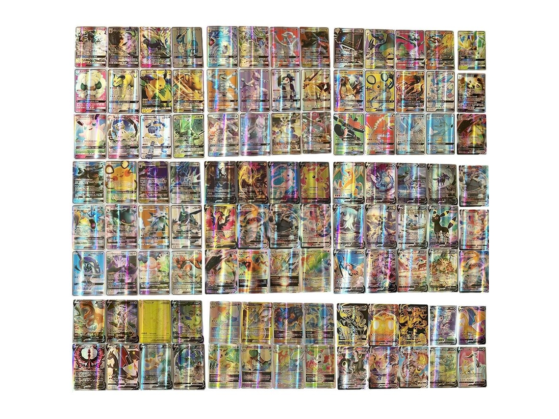 Mali 100 Pcs Cartões de Anime Colecionáveis Cartoon Jogo para Crianças com Material de Qualidade