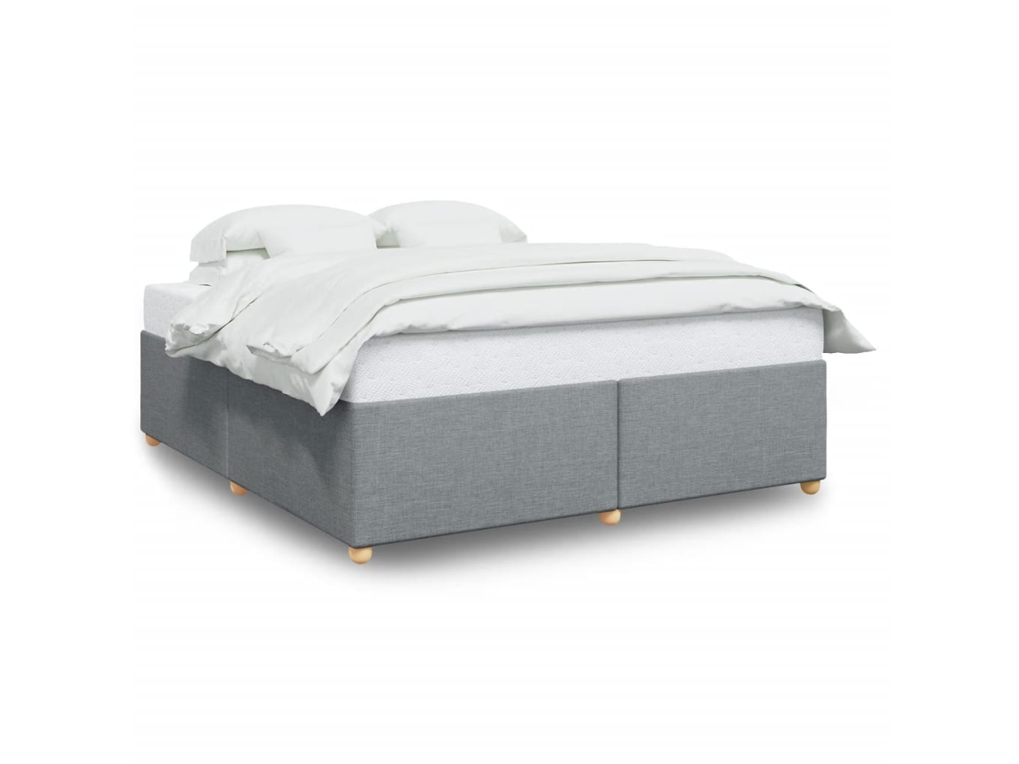 Bed Frame, Bed Frames Vidaxl Cinzeto Tecido (180 X 200 Cm)