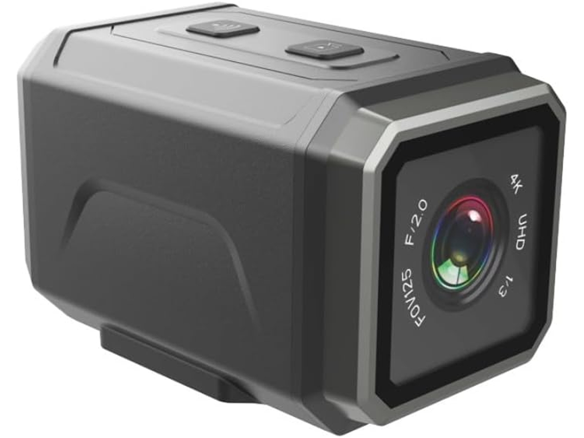 Zywuoy Câmera De Ação 4k Para Capacete Com Gravação 8h E Visão Noturna Wdr Gratuita Moto, Bicicleta, Viagem,