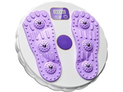 Prancha de Torção Abdominal com Visor LCD Equilíbrio e Massagem os Pés S/MARCA