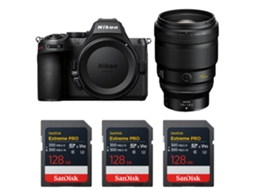 Z5 Ii + 135mm F/1.8 S Plena + 3 Sandisk 128gb Extreme Pro Uhs ii Sdxc + Ebook “20 Dicas para Fotos Que Impressionam” NIKON