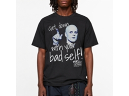 Rockinstone Bill And Ted Get Down Black Adult T-shirt Size:s