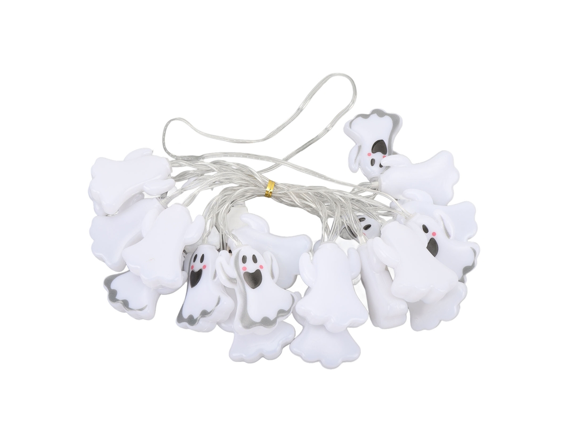 Luz De Cadena Fantasma Bailando 20 Leds Impermeable Con Plug Usb Para Fiesta De Vacaciones Decorativa