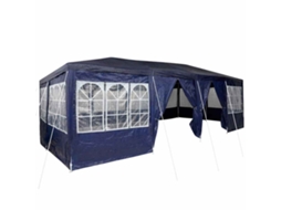 Conjunto 1 Tenda De Festa Vidaxl Azul Polietileno (800 X 400 X 266 Cm)