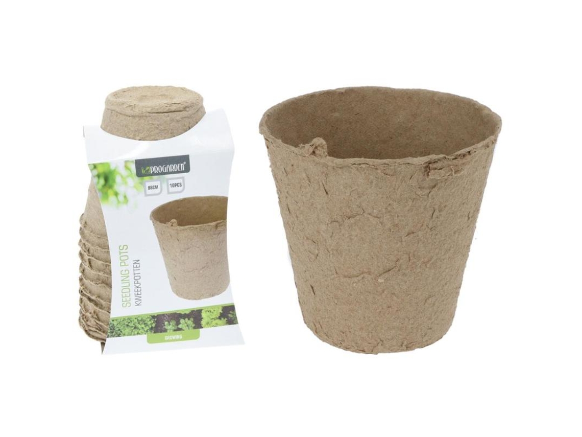 Vasos para mudas IPAE-PROGARDEN 8,5x8,5 cm Conjunto com 10