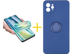 Capa + Película para iPhone 11 Pro SKYHE Azul Escuro