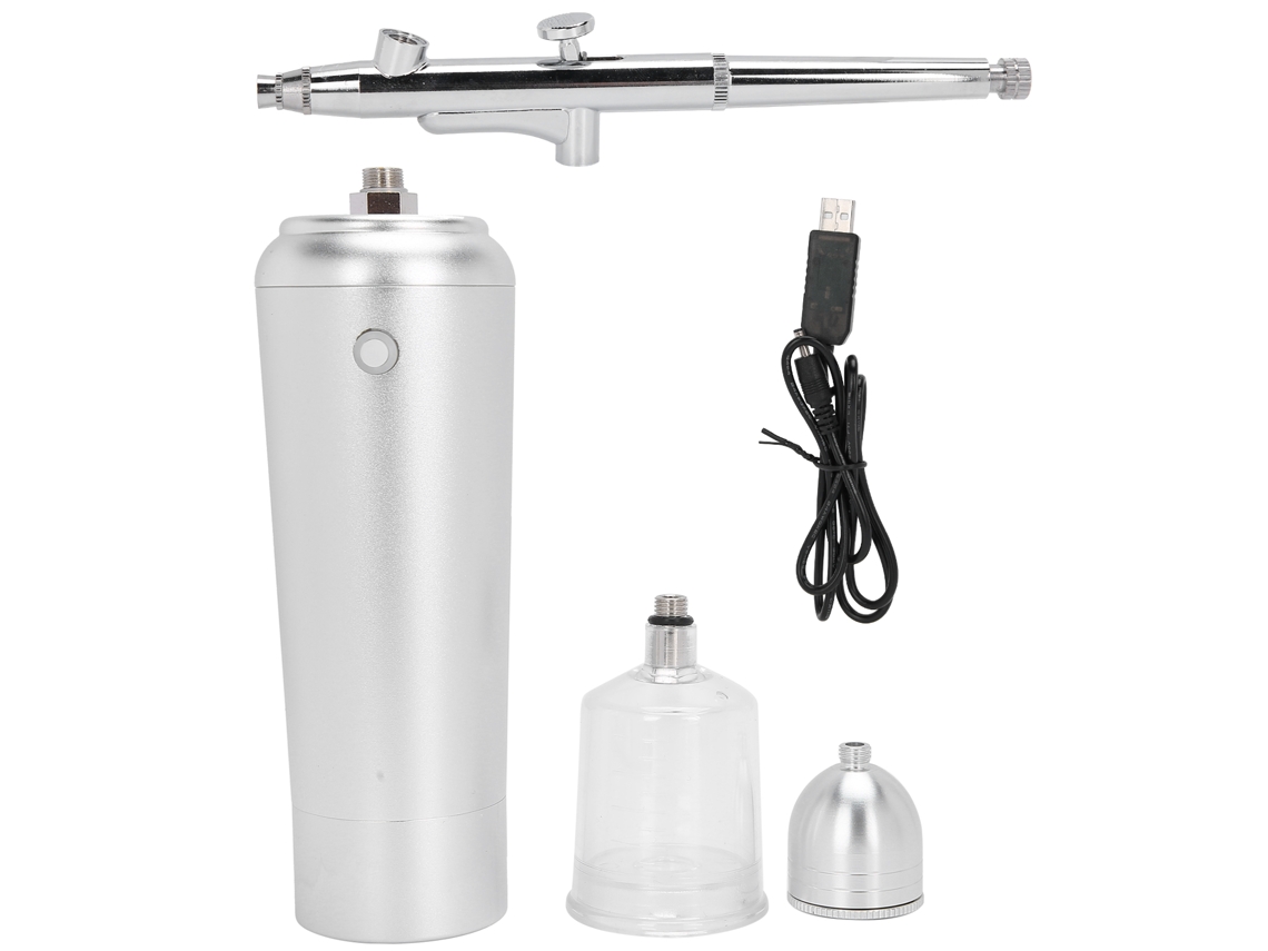 Airbrush Portátil Cosmético Recarregável Kit Worten