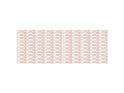 100 Clips De Papel Formados Electroplados Série Ouro Rosa Metálicos Leves Bonitos Para Escritório Uso Diário