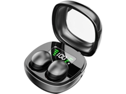 Auricolari Wireless Invisibili Con Display Digitale Mini Side Sleep Comodi Bluetooth Neri